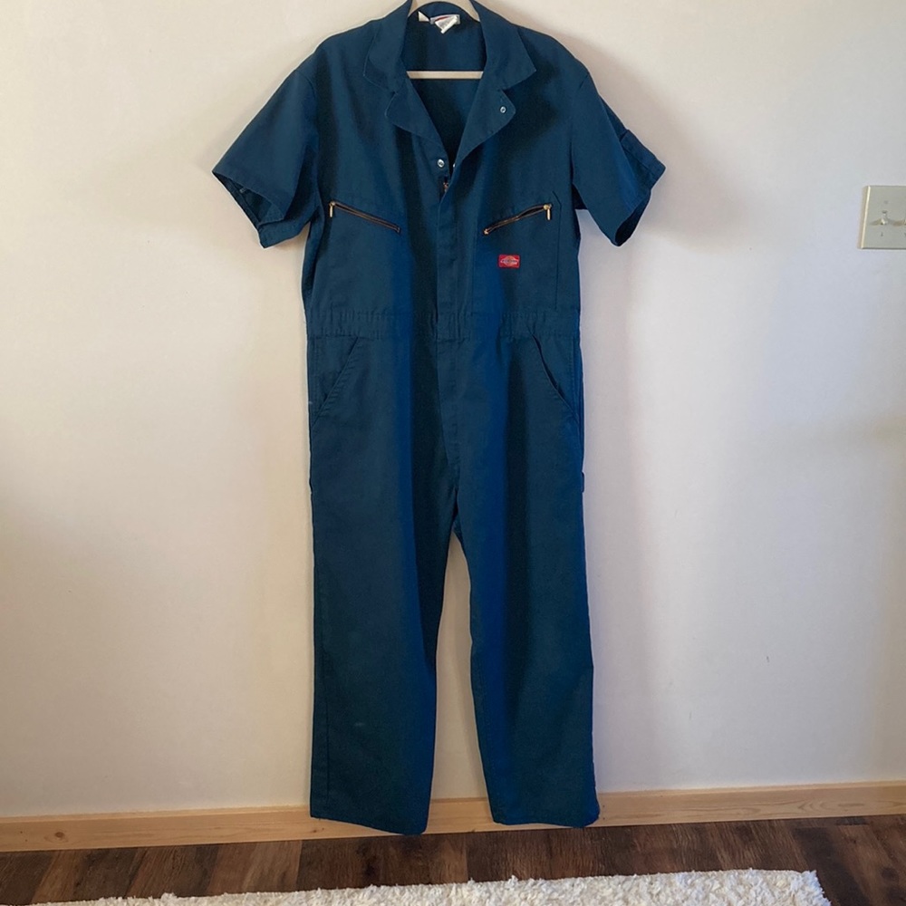 Vintage Dickies Coveralls 48R Blue